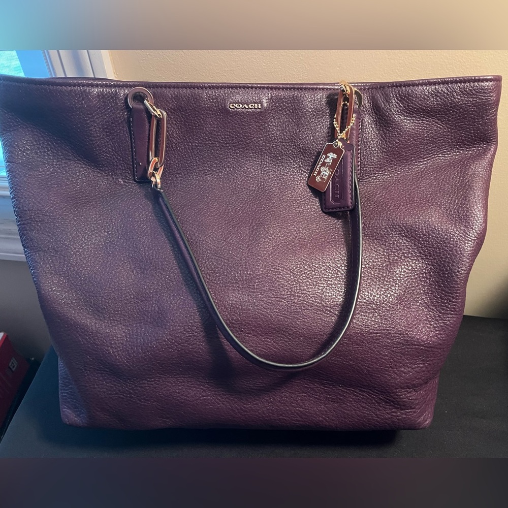 Coach, large purple bag